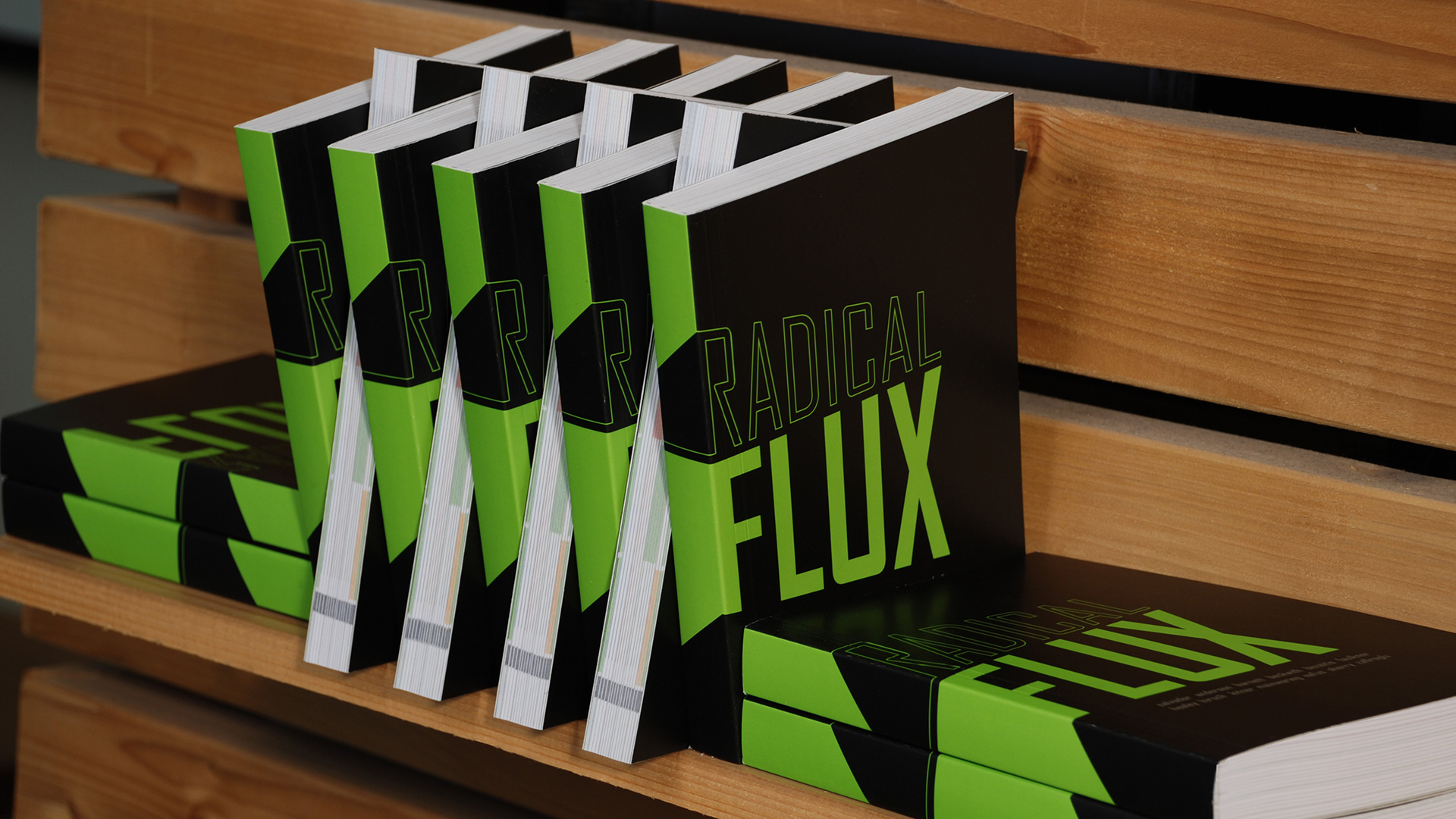 Radical Flux book design created by Incubate Design for Intel