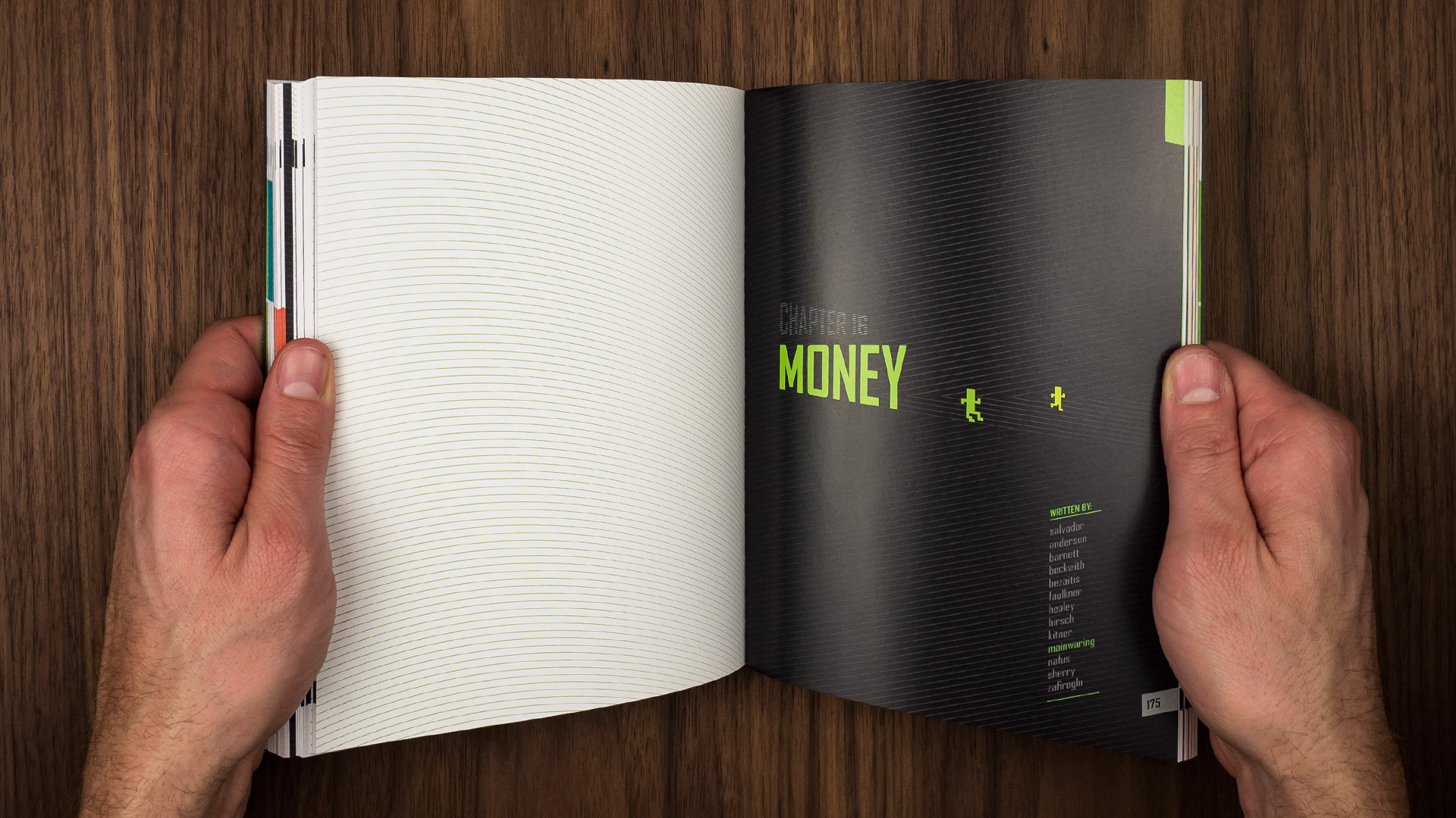 Spread from Intel's Radical Flux book design created by Incubate Design