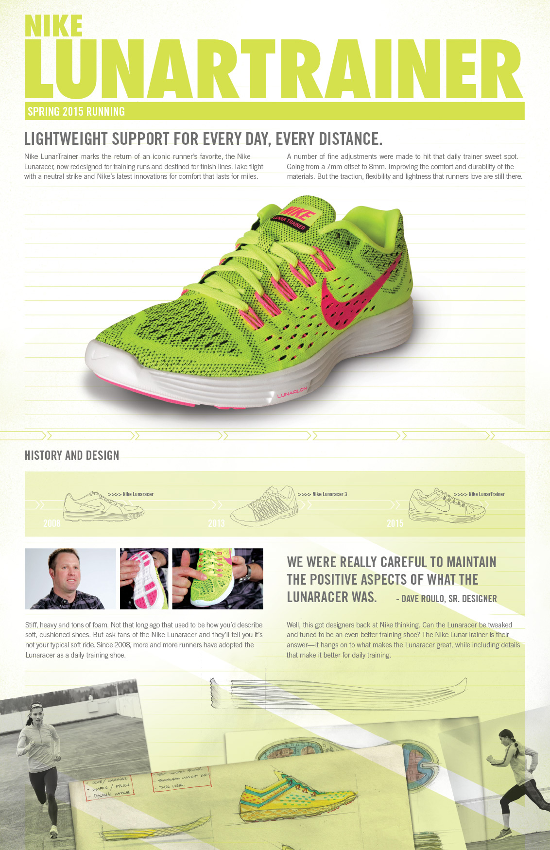 Nike Running Specialty Product Catalog design created by Incubate Design
