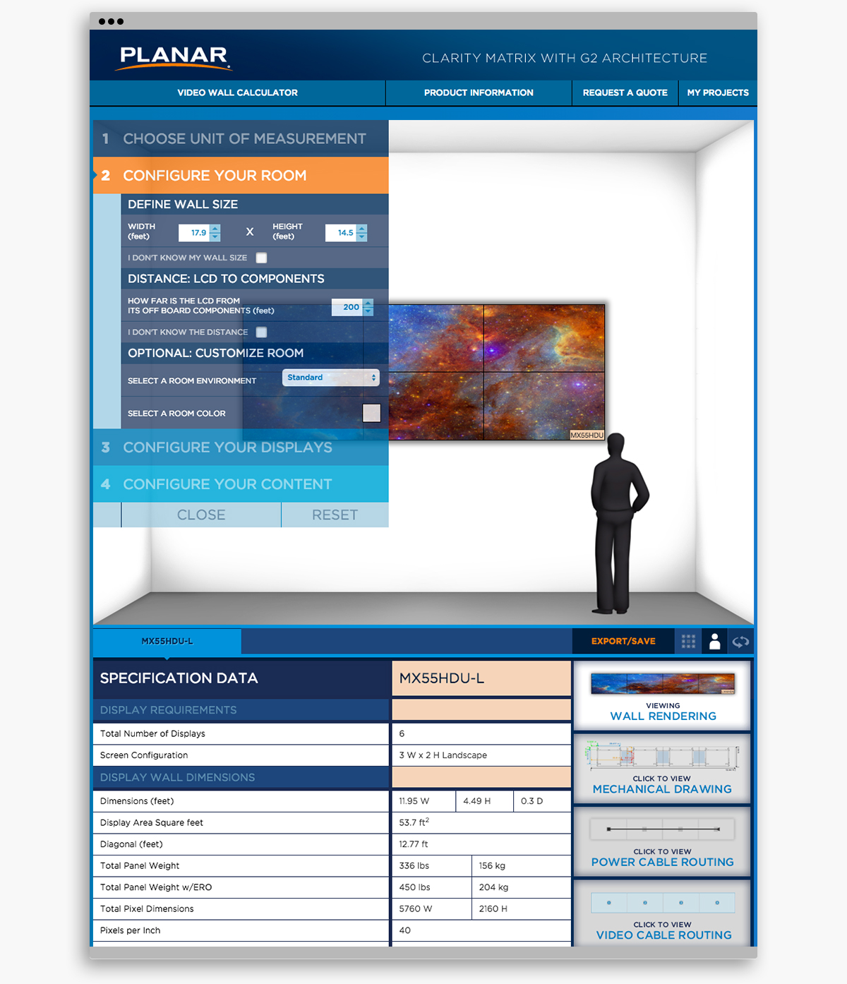Planar Matrix website screenshot