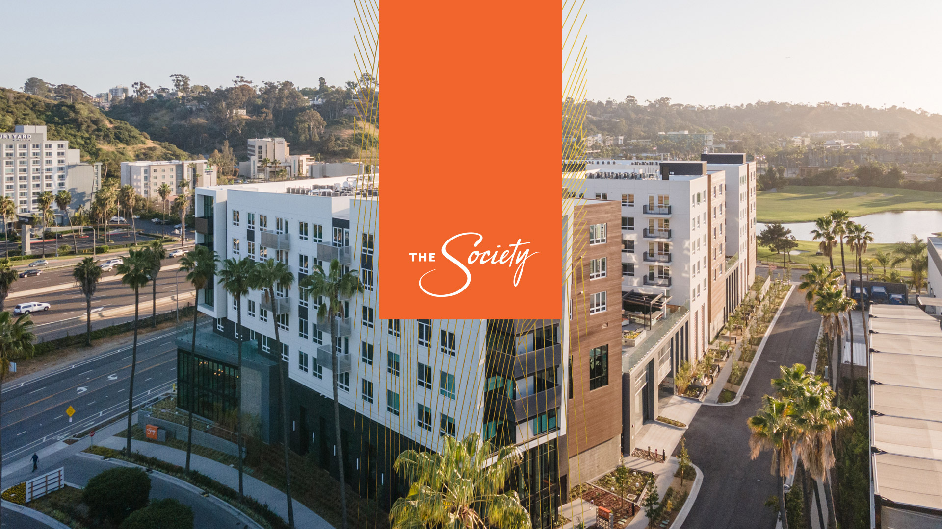 The Society apartments in San Diego Logo and brand design