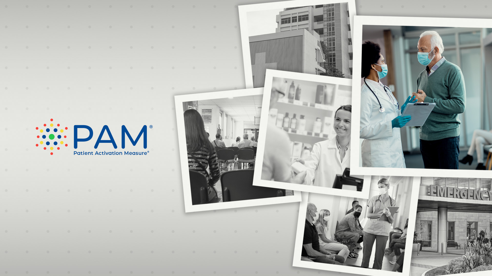 Phreesia Insignia Health Company Website homepage Header image with PAM logo