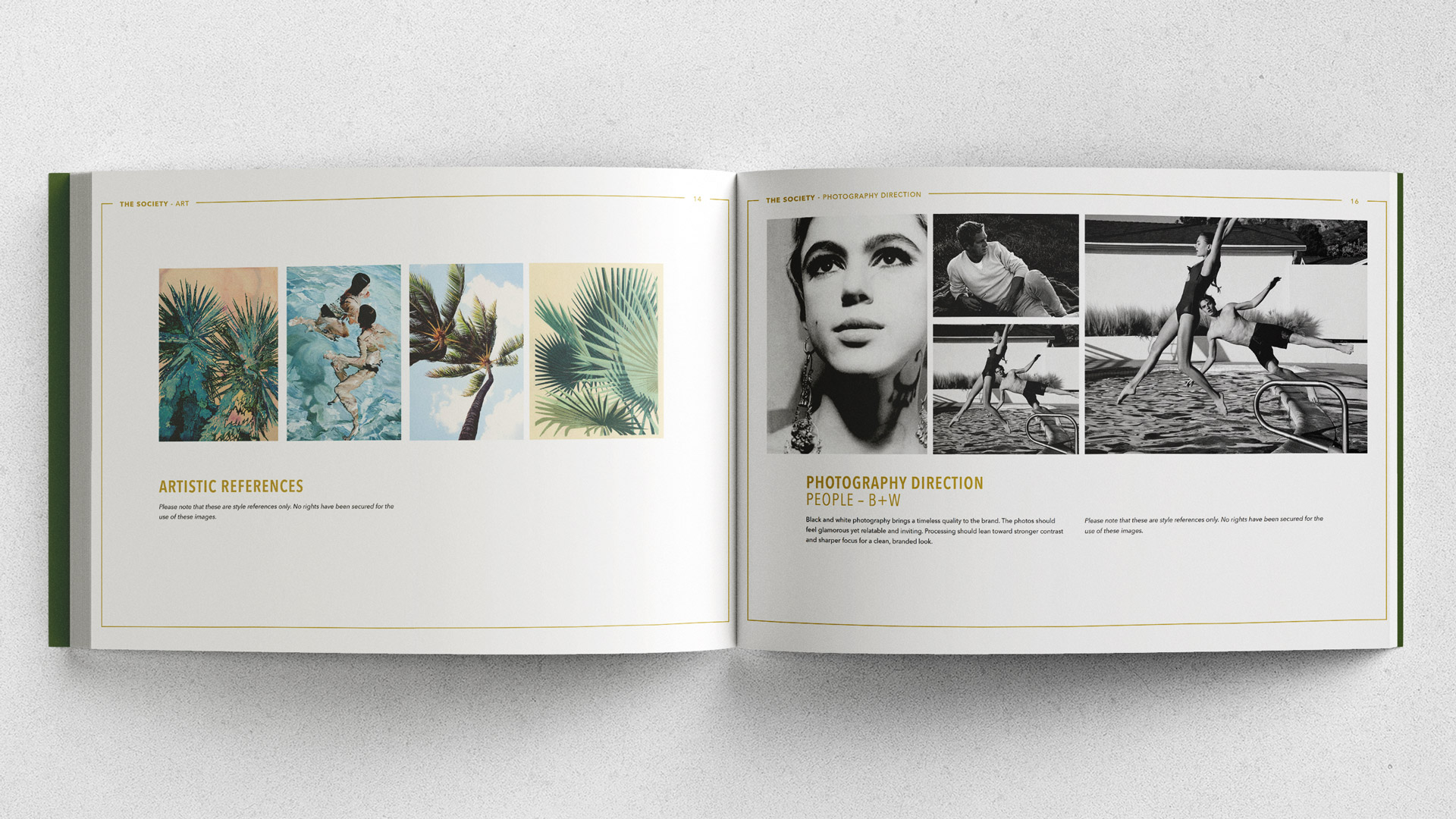 The Society apartments branding brand book created by Incubate Design for Holland Residential