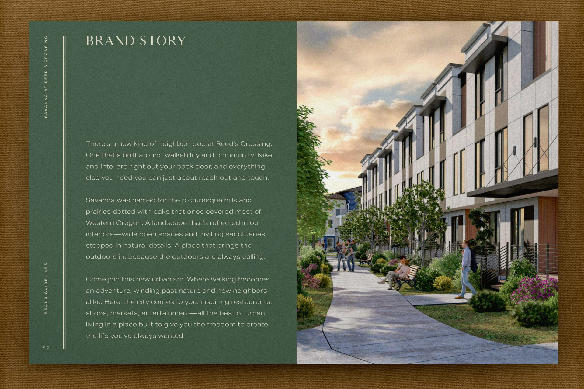 Savanna at Reed's Crossing branding story created by Incubate Design