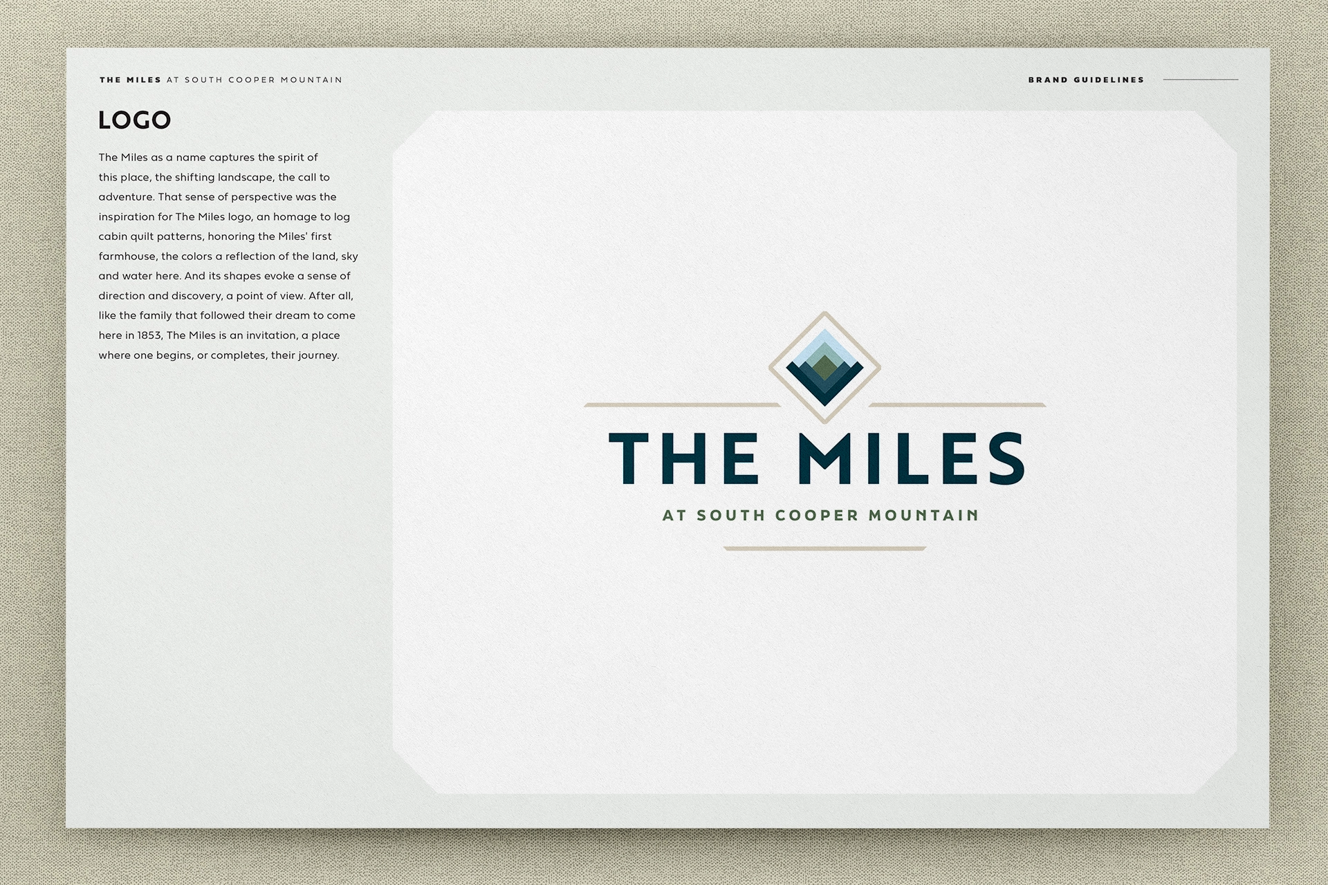 The Miles at South Cooper Mountain brand Logo created by Incubate Design